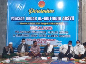 Yayasan Badar Al-Muttaqin Arsyii Diresmikan