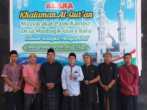 Pemuda dan Masyarakat Paok Kambut Gelar Khataman Al-Qur’an Dua Hari Dua Malam