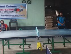 Peringati Hari Jadi Desa Danger Ke-59, Pemdes Gelar Pertandingan Tenis Meja Tingkat Kabupaten