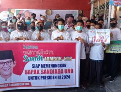 Berhasil Tumbuhkan Ekonomi, Ratusan Warga di NTB Dukung Sandiaga Menuju 2024