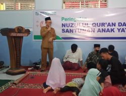 Momentum Nuzulul Qur’an, HIMPAUDI Kecamatan Masbagik Santuni 100 Anak Yatim