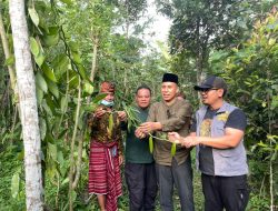 Desa Jeruk Manis Launching Penanaman Vanili Organik Sekaligus Kukuhkan Kelompok Tani Vanili “Sari Mekar”