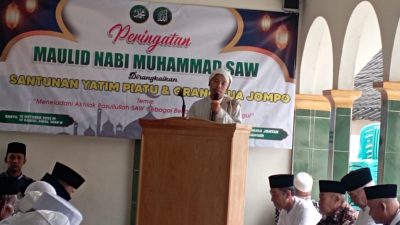 Puncak Peringatan Maulid Nabi Muhammad di Dusun Jontak Dirangkai Dengan Santunan Yatim dan Jompo