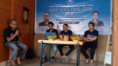 Gelar Rakerda Ke-2, FWMO Lombok Timur Dorong Anggota Berperan untuk Majukan Organisasi