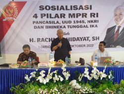 Tanamkan Konsep Berbangsa dan Bernegara, Rachmat Hidayat Sosialisasikan Empat Pilar Kebangsaan di Lombok Timur
