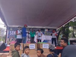 Disperindag Lotim Gelar Sosialisasi Gempur Rokok Ilegal di Arena Car Free Day Taman Rinjani Selong