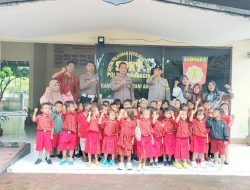 Kapolsek Masbagik Jalankan Program Polisi Sahabat Anak, PAUD Kunjungi Polsek