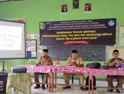 UPT Dikbud Bersama K3S, Gelar Bimtek Guru Terkait Penyusun Soal
