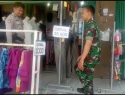 Sinergitas TNI dan Polri, Polsek dan Koramil Patroli Menjaga Kamtibnas Masbagik