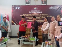 Bertekad Ulangi Sejarah Pimpin DPR, DPC PDIP Lotim Resmi Daftarkan Bacaleg ke KPU