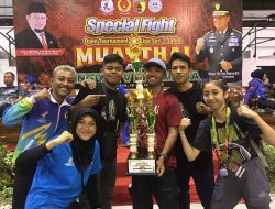 Muay Thai Lotim Raih Juara Umum II pada Kejuaraan Special Fight Pangdam Brawijaya V