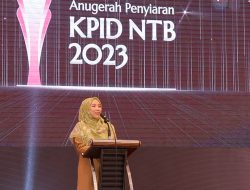Hadiri Anugerah Penyiaran NTB 2023, Wakil Gubernur NTB Apresiasi Insan Penyiaran dan Pers NTB
