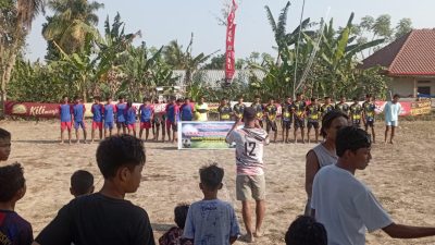 Semarakkan Bulan Lahir Nabi Muhammad, Pemuda Repok Raden Gelar Turnamen Sepak Bola Se-Desa Danger