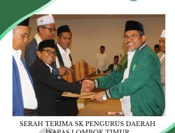 Acara Pelantikan Pengurus Daerah ISAPAS se-NTB untuk Penguatan Visi Dakwah, Sosial dan Pendidikan