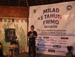 Masuki Usia Lima Tahun, Anggota FWMO Lotim Diminta Tetap Jaga Akurasi dan Kedalaman