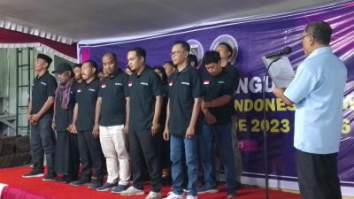 Ketua PWI NTB Melantik Pengurus PWI Lombok Timur Periode 2023-2026