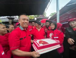 Bangkitkan Spirit Perjuangan Megawati, Rachmat Hidayat Resmikan Posko Gotong Royong Megawati di Mataram