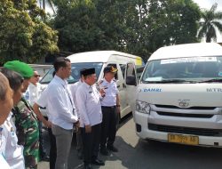 Penjabat Sekda Lotim Luncurkan Keberangkatan Perdana Bus DAMRI Trayek Pancor-Sembalun
