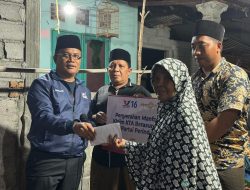 Ir. Afuani Salurkan Klaim KTA Perindo Berasuransi Kepada Warga yang Terkena Musibah