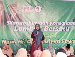 Safari ke Lombok, Nyai Djuwairiyah Fawaid Ajak Menangkan AMIN