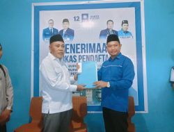 Balon Bupati H Nasrudin Serahkan Berkas Pendaftaran ke DPD PAN dan DPC PPP