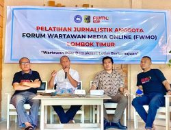 Tingkatkan Kapasitas Anggota, FWMO Lotim Gelar Pelatihan Jurnalistik
