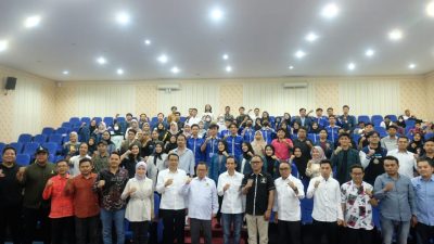 Calon Ketua Umum HIPMI NTB Adu Gagasan dalam Forum Kuliah Umum di FEB Universitas Mataram