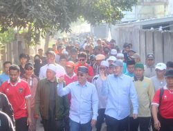 Bakal Calon Bupati Lotim, SJP Hadiri Jalan Sehat Bersama Jamaah NW 