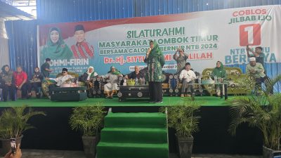 Hari Pencoblosan Kian Dekat, Ribuan Warga dari 21 Kecamatan di Lombok Timur, Kukuhkan Dukungan untuk Jilbab Ijo Rohmi-Firin