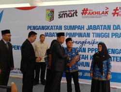 Bupati Lombok Timur Haerul Warisin Serahkan SK Perpanjangan Ratusan PPPK