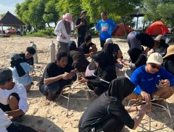 Gandeng Mitra DUDI, Mahasiswa Universitas Hamzanwadi Hijaukan Laut Gili Bidara Melalui Transplantasi Karang