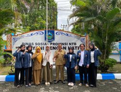 Lewat PKL di Dinsos P3A NTB, Mahasiswa Sosiologi Unram Terjun Langsung Dalami Pelayanan Sosial Masyarakat