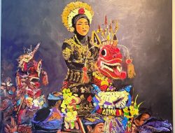 Karya ‘Praje’ Ali Nusantara Dibeli Wakil Bupati Lombok Timur di Pembukaan Pameran Elaborasa
