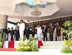 Khidmat dan Semarak, Upacara HUT ke-81 RI di Lotim Diwarnai Penyerahan Bantuan BAZNAS