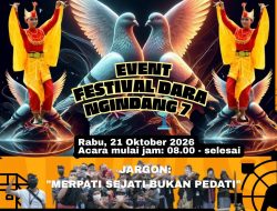Festival Dara Ngindang ke-7 Siap Digelar, 1.500 Merpati Akan Hiasi Langit Lendang Belo