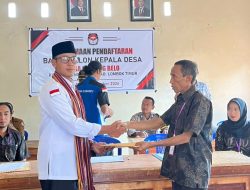 Resmi Daftar Pilkades Lendang Belo, Fajri Usung Visi Desa Maju, Mandiri, dan Berbudaya